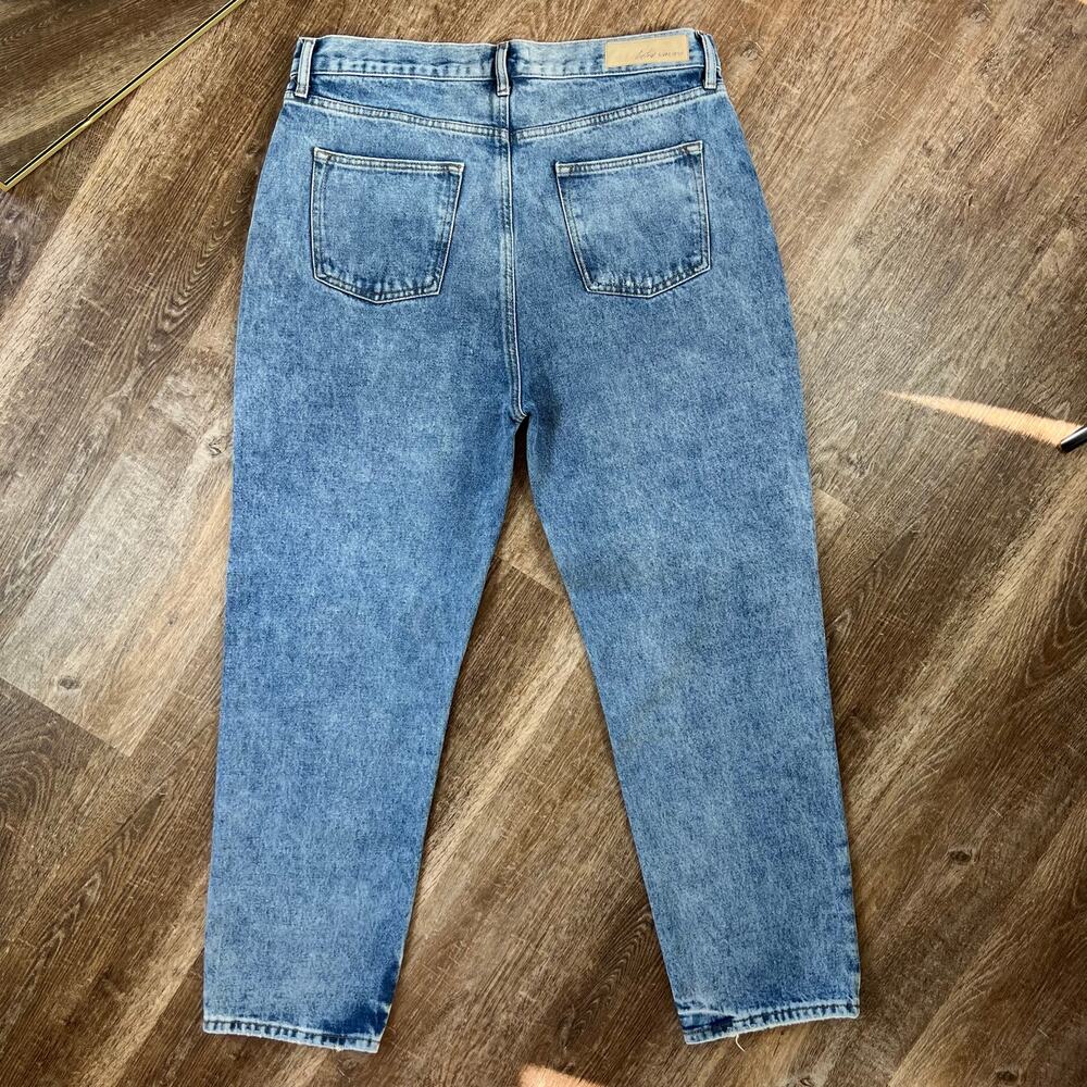 BETRO SIMONE JEANS DISTRESSED DENIM BUTTON FLY RELAXED MID RISE SIZE 32 - Picture 3 of 7